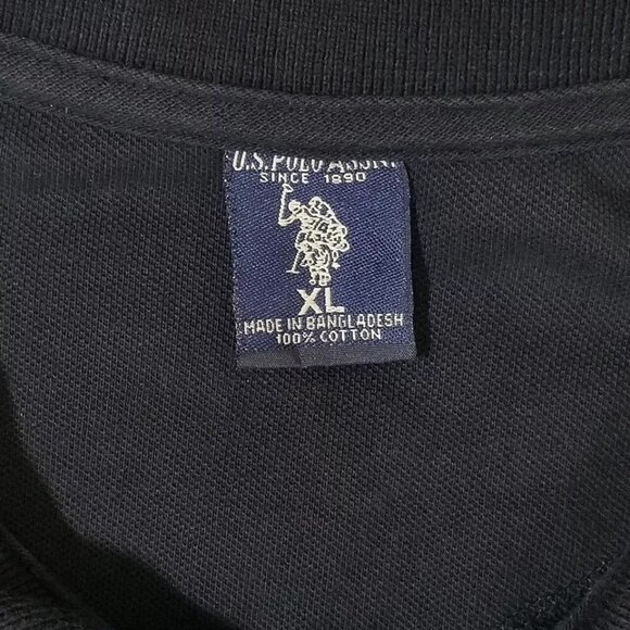 U.S. POLO ASSOCIATION Ladies Polo Shirt Size XL Black - Picture 7 of 9